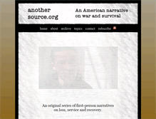 Tablet Screenshot of anothersource.org